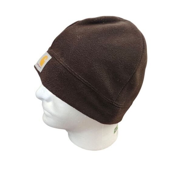 Carhartt Men's Brown fleece‎ beanie OSFA - Picture 4 of 7